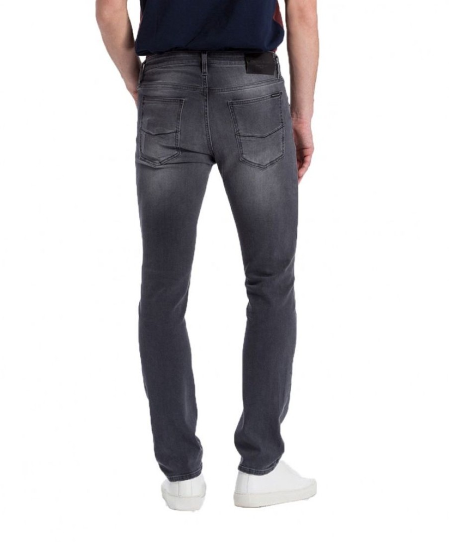 Herren Cross Slim Fit | Cross Herren-Jeans Slim Fit Damien In Grauem Anthrazit