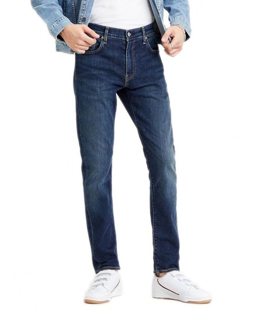 Herren Levis Tapered | Levis 512 Herren Taper Jeans Slim In Blauem Brimstone