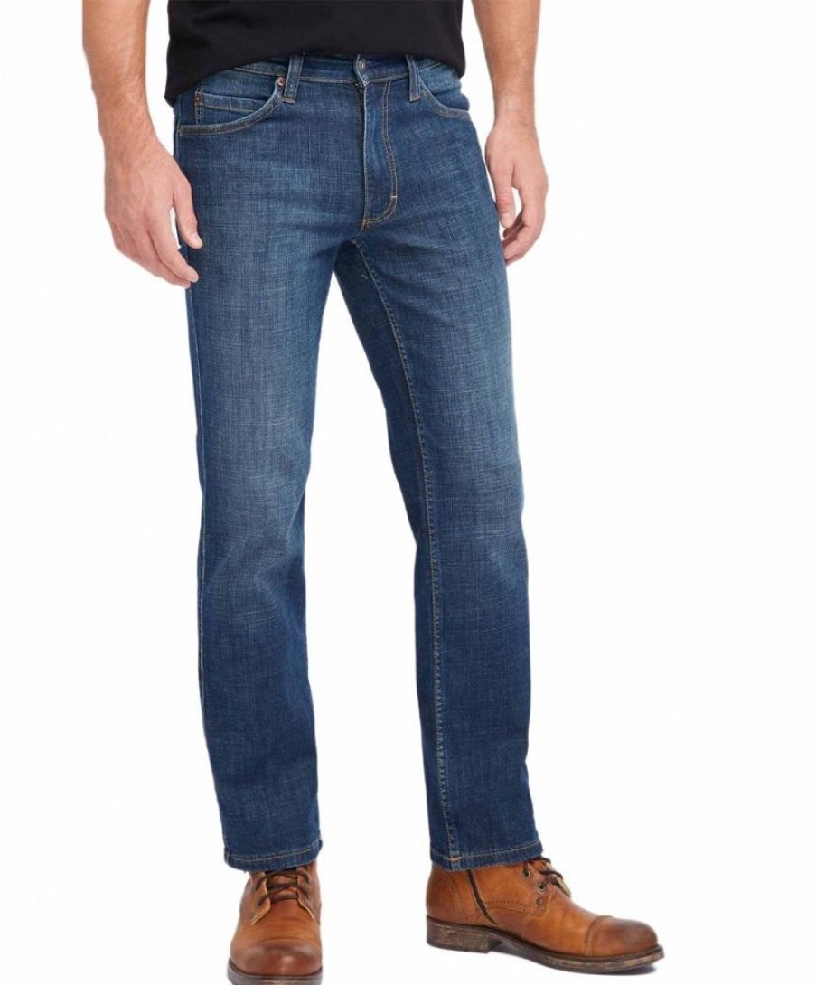 Herren Mustang Slim Fit | Mustang Tramper - Slim Fit Jeans Mit Leichter Waschung