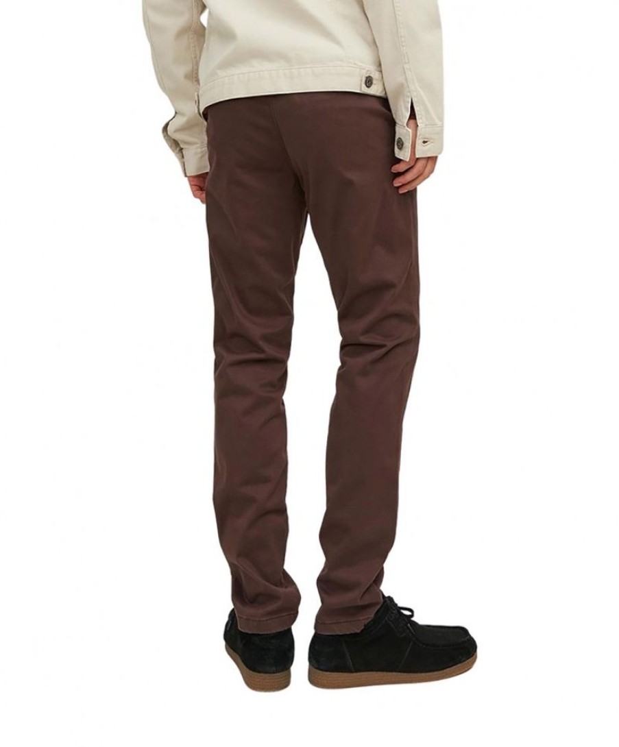 Herren Jack & Jones Chinohosen | Jack & Jones Slim Marco Chino-Hose In Seal Brown