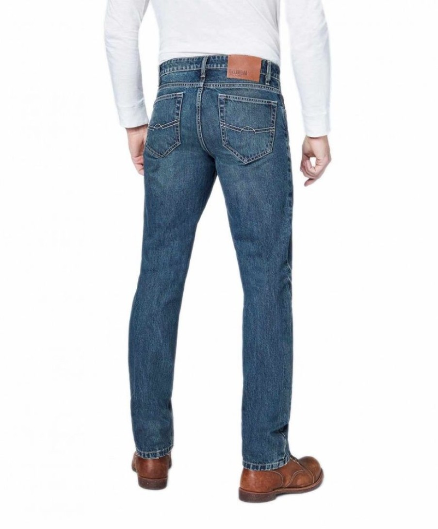 Herren Oklahoma Straight Leg | Oklahoma Lake - Comfort Fit Jeans In Stone Washed