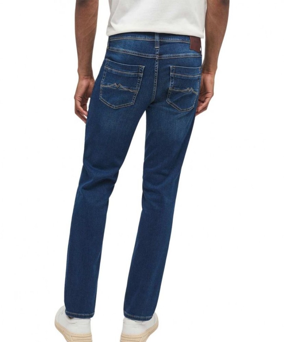 Herren Mustang Straight Leg | Mustang Washington Jeans Straight Fit Im Used Look