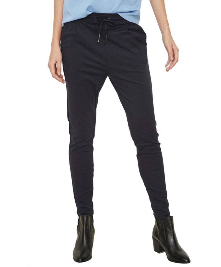 Damen Vero Moda Jogginghosen | Vero Moda Joggerhose Eva In Blauem Night Sky