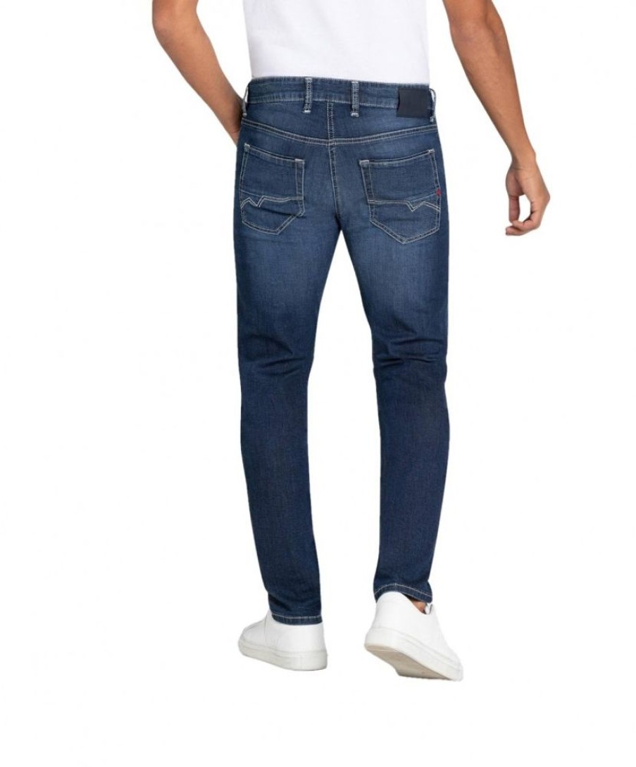 Herren MAC Tapered | Mac Arne Pipe Jeans Modern Fit In Dunkelblauer Optik