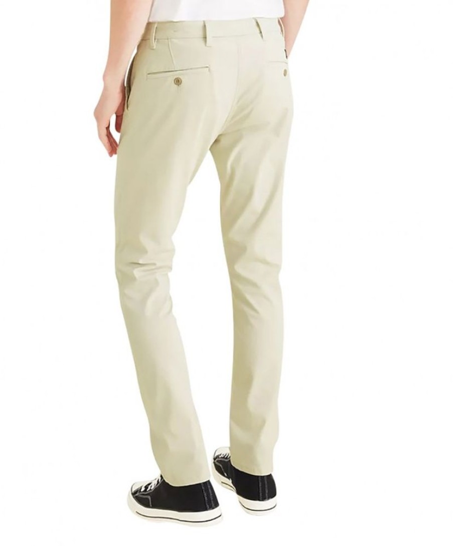 Herren Dockers Chinohosen | Dockers Khaki Hose Alpha Im Skinny Fit Aus Flex-Stretch