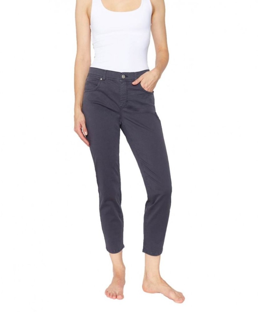 Damen Angels Slim Fit | Angels Ornella Jeans Mit Ankle Lange In Dark Blue