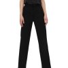 Damen Vero Moda Stoffhosen | Vero Moda Stoffhose Zamira Mit Mittlerer Taille In Schwarz | Jeans-Meile.De