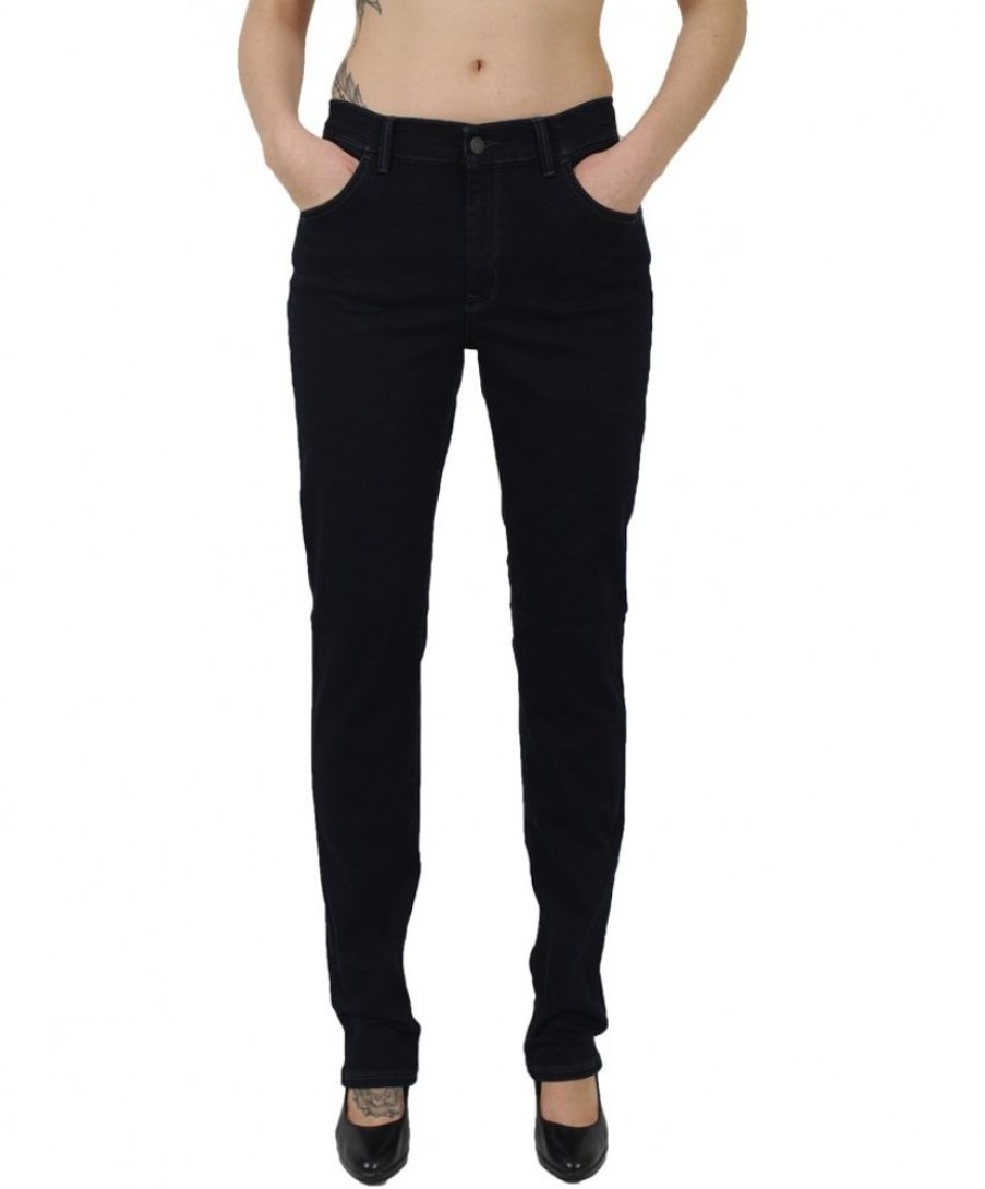 Damen Pioneer Straight Leg | Pioneer Jeans Stretch Betty In Blue Black Farbung