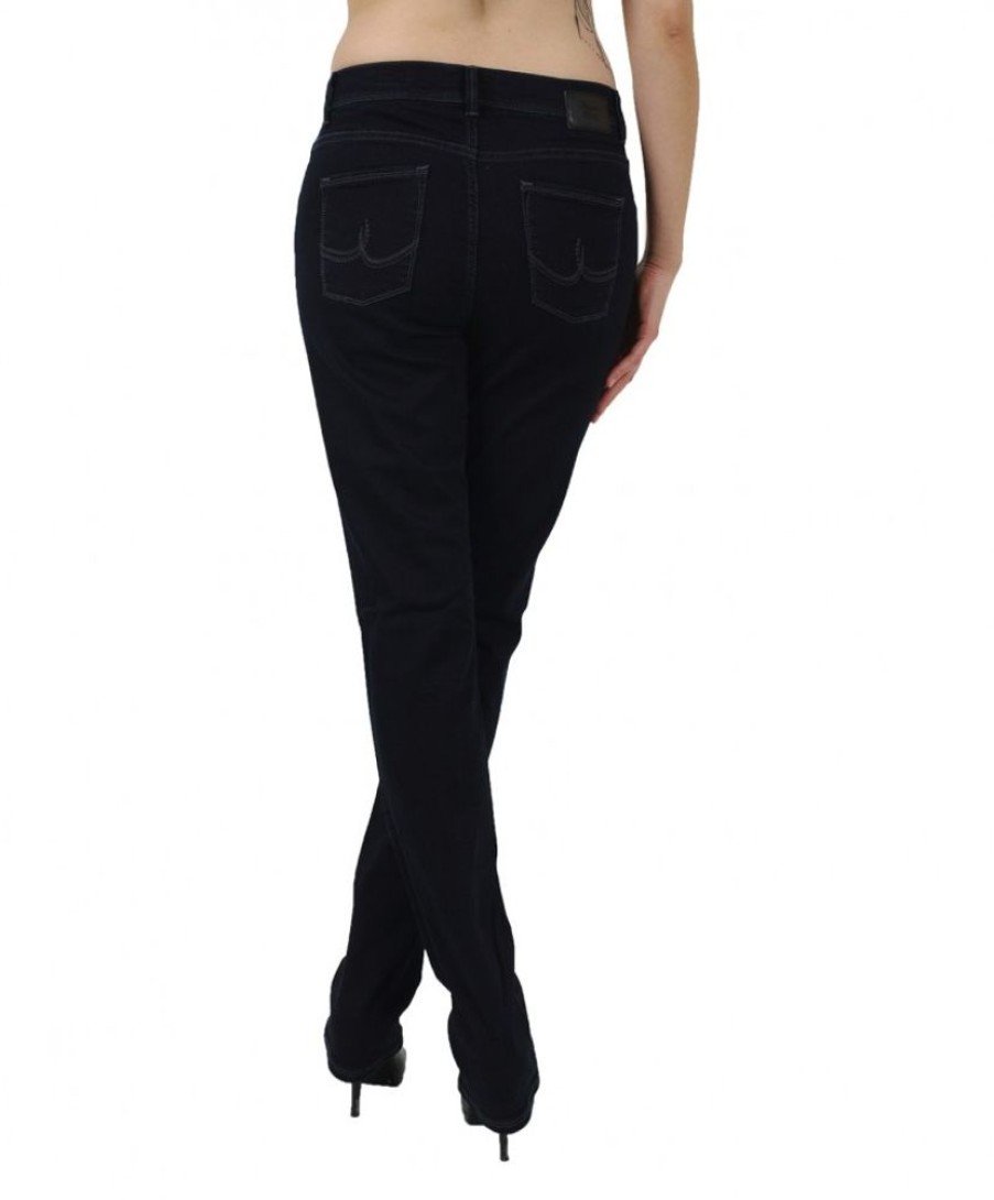 Damen Pioneer Straight Leg | Pioneer Jeans Stretch Betty In Blue Black Farbung