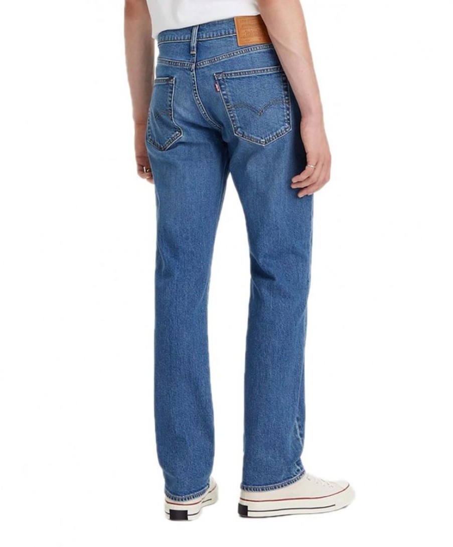 Herren Levis Straight Leg | Levis 514 Jeans Straight Fit In Indigo Stonewash