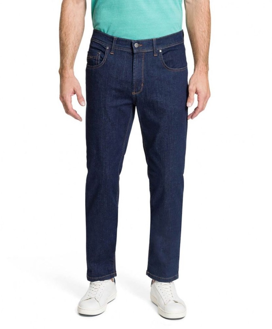 Herren Pioneer Stretch Jeans | Pioneer Megaflex Rando 1680 Jeans Im Geradem Schnitt