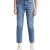 Damen Levis Regular | Levi'S 501 Crop 501 Jeans Mit ⅞ Lange In Mittelblau