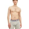 Herren Jack & Jones Unterwasche | Jack & Jones Boxershorts Solid Im 3Er Pack Mit Schriftzug | Jeans-Meile.De