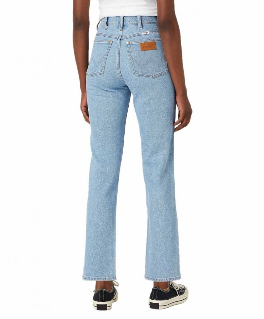 Damen Wrangler Skinny | Wrangler Wild West Jeans In Heller Bluestone Farbung