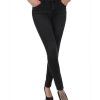 Damen LTB Skinny | Ltb Skinny Jeans Amy Mit High Waist In Schwarzem Erna