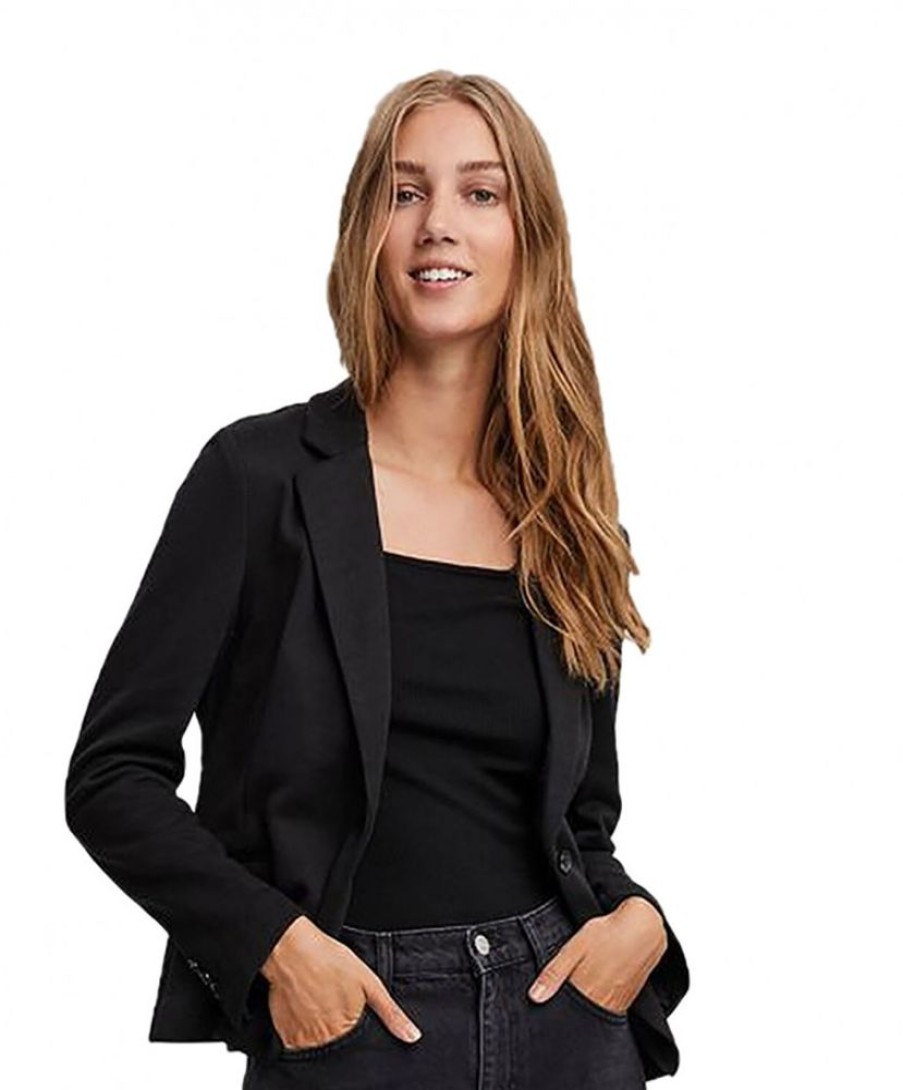 Damen Vero Moda Jacken | Vero Moda Damen Blazer Julia In Schwarz