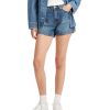 Damen Levis Shorts | Levis Jeans Shorts 80'S Mom In Mittelblau