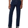 Herren Wrangler Regular Fit | Wrangler Herren Jeans Texas Slim In Dunkelblauem Cross Game