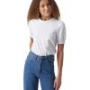 Damen Vero Moda Shirts | Vero Moda T-Shirt Kerry Mit Rundhals In Weis