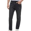 Herren Mustang Slim Fit | Mustang Orlando Slim Jeans Im Schwarzem Used Look