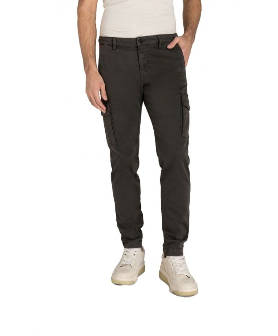 Herren MAC Stoffhosen | Mac Driver Hose Mit Cargo Design In Dunkelgrun | Jeans-Meile.De