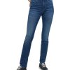 Damen Mustang Slim Fit | Mustang Shelby Jeans Slim Fit In Hellerem Used-Effekt