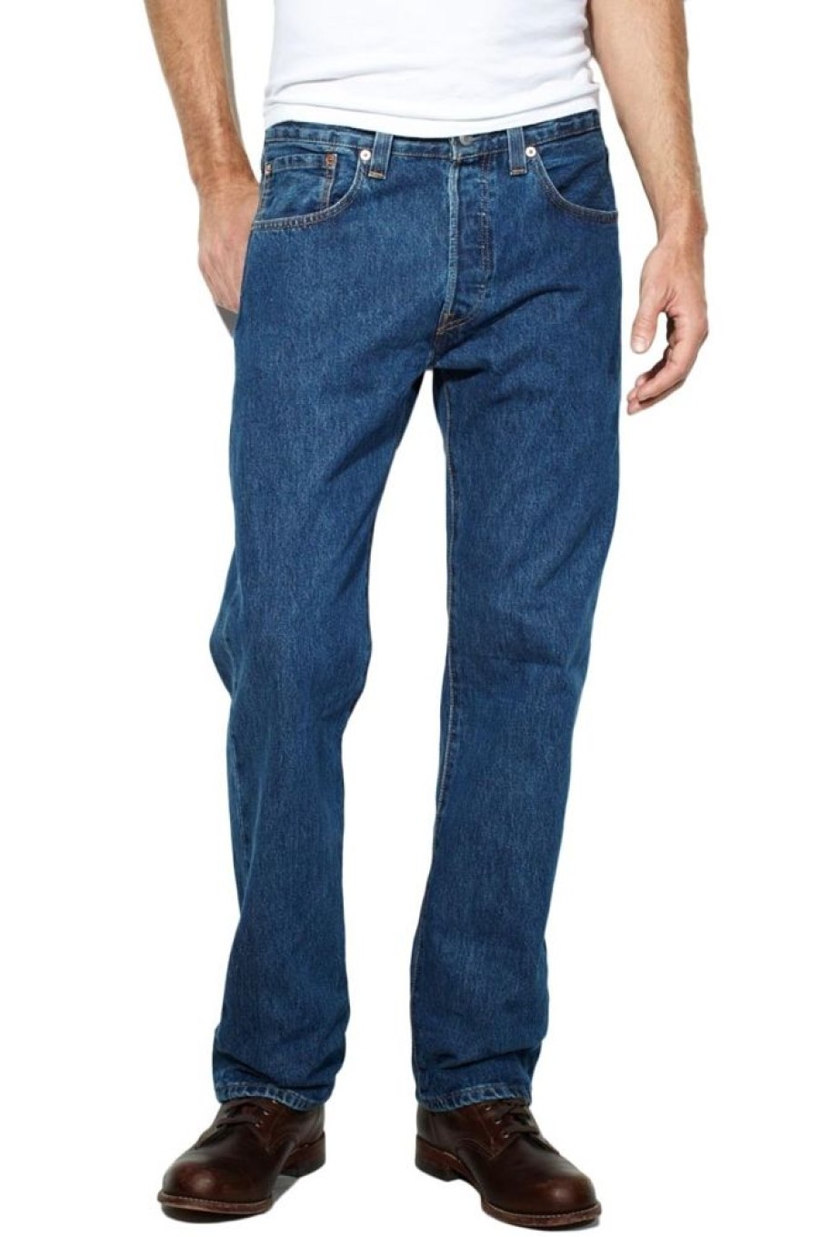 Herren Levis Regular Fit | Levis Jeans Original Fit 501 In Stonewash