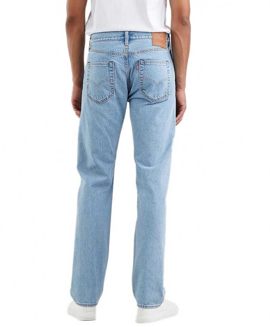 Herren Levis Straight Leg | Levi'S Jeans Original Fit 501 In Hellblauem Canyon Moon