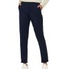 Damen Vero Moda Stoffhosen | Vero Moda Hose Maya In Dunkelblau Mit Normaler Taille | Jeans-Meile.De