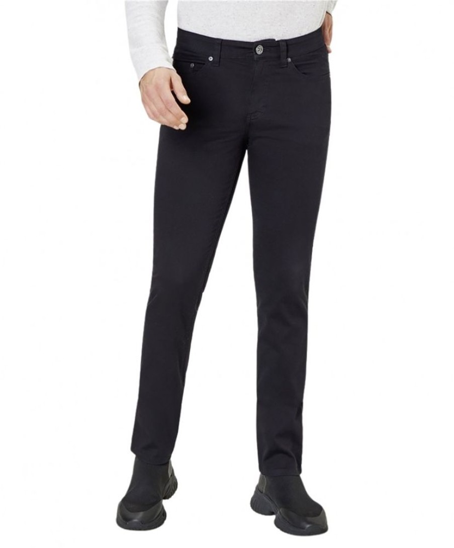 Herren Paddocks Slim Fit | Paddocks Ranger Pipe Jeans In Schwarz