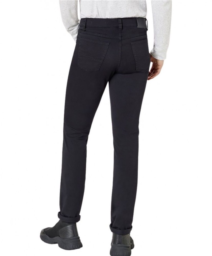 Herren Paddocks Slim Fit | Paddocks Ranger Pipe Jeans In Schwarz