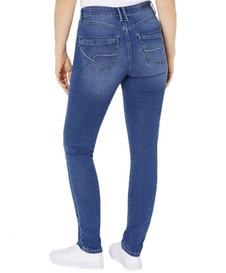 Damen Paddocks Slim Fit | Paddock'S Jeans Slim Fit Pat Mit High Rise In Mittelblau