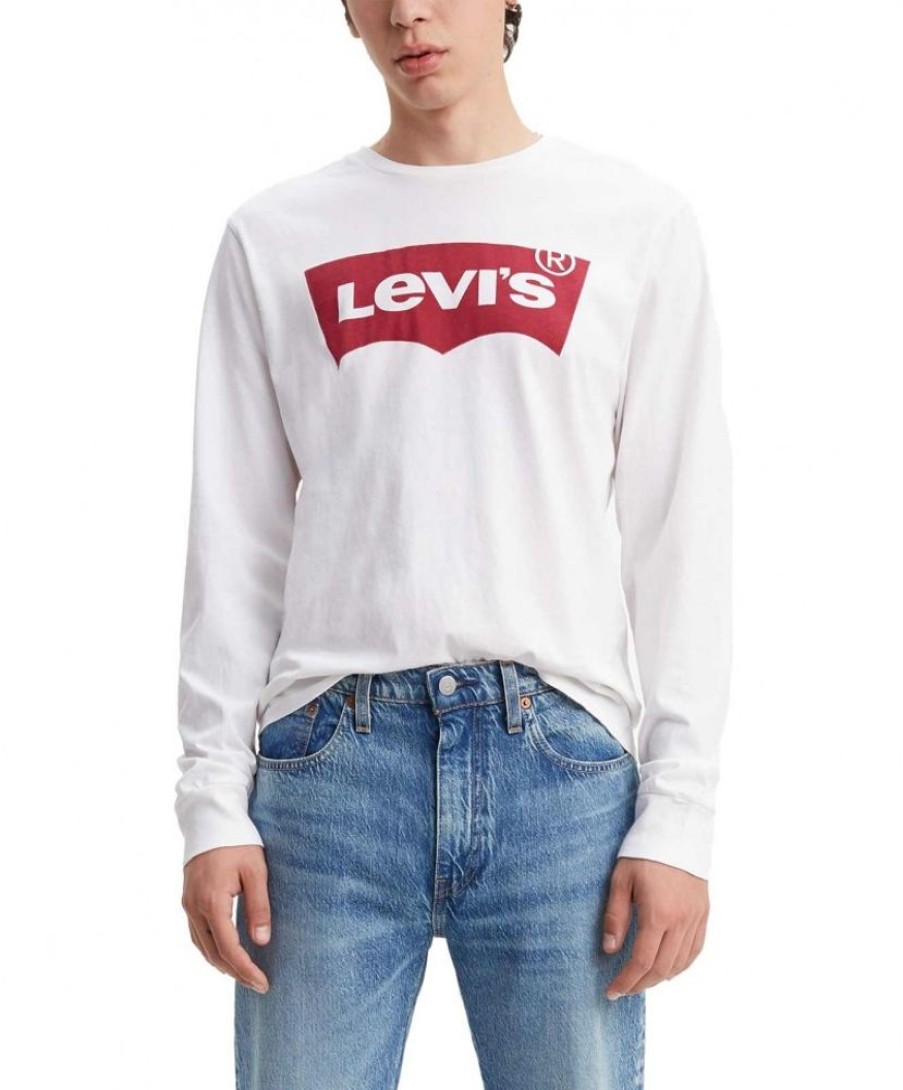 Herren Levis Shirts | Levis Graphic Tee - Langarmliges Shirt Mit Logo Auf Der Brust