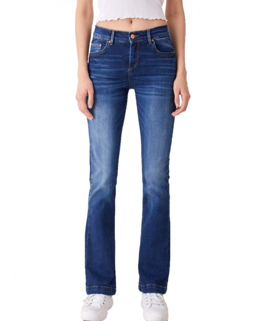 Damen LTB Bootcut | Ltb Flared Jeans Fallon In Dunkelblau