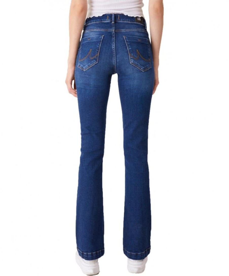 Damen LTB Bootcut | Ltb Flared Jeans Fallon In Dunkelblau