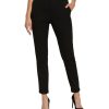 Damen Vero Moda Stoffhosen | Vero Moda Anzughose Maya Mit Stretch-Bund In Schwarz | Jeans-Meile.De