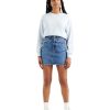 Damen Levis Rocke | Levis Jeansrock High Waisted Deconstructed In Troy Tricks