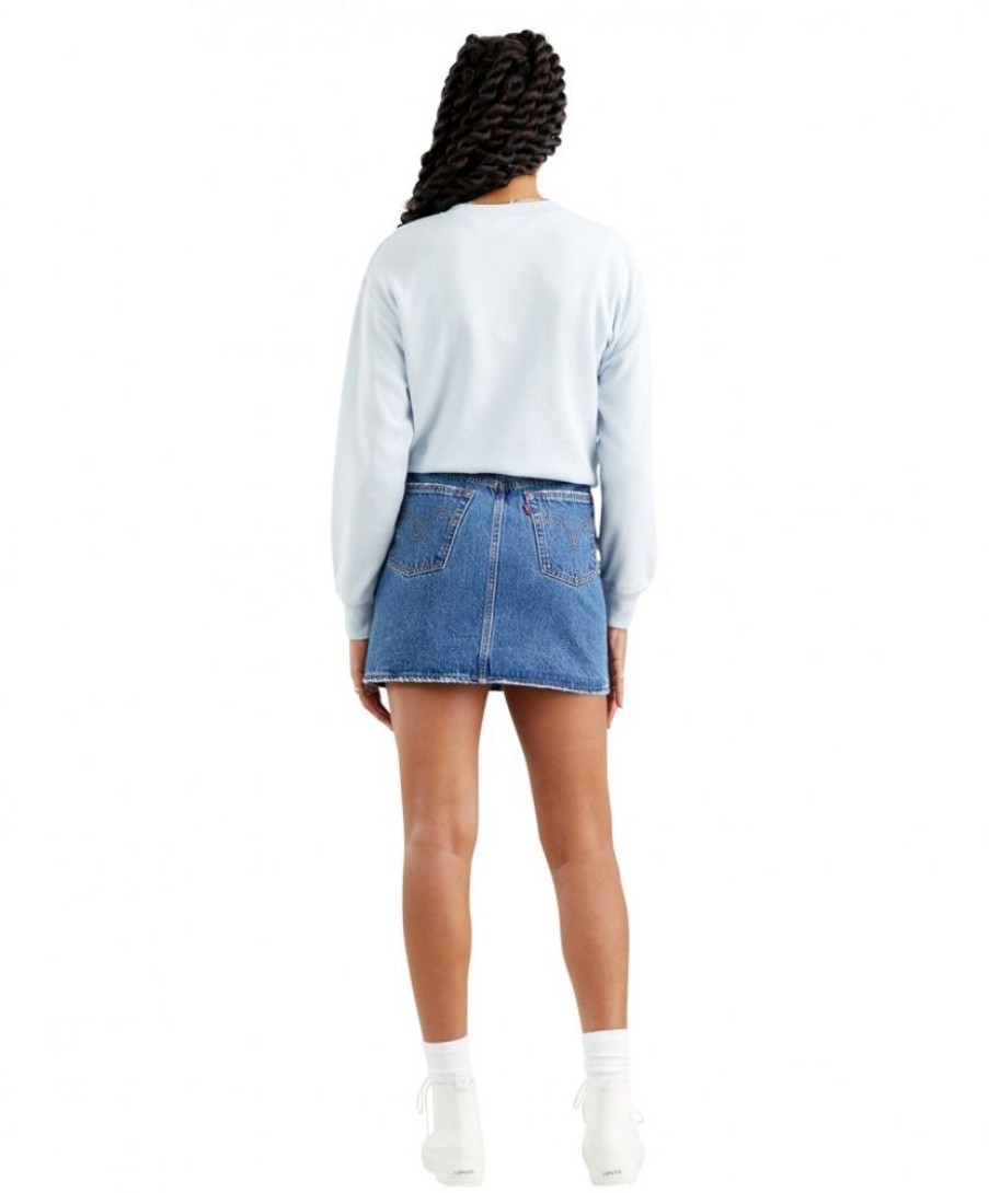 Damen Levis Rocke | Levis Jeansrock High Waisted Deconstructed In Troy Tricks