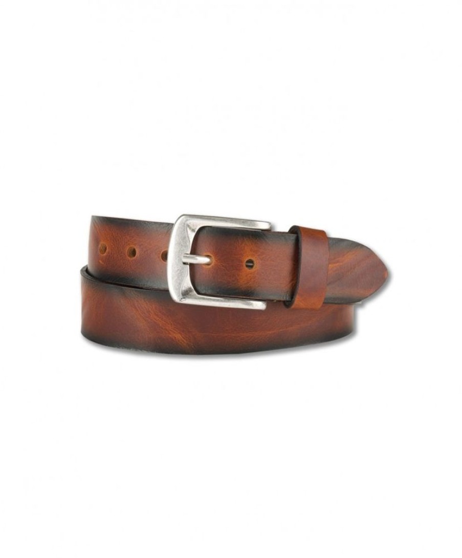 Damen Bernd Gu00f6tz Gurtel | Bernd Gotz Damengurtel Walkleder In Braunem Cognac