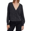 Damen Vero Moda Pullover | Vero Moda Cardigan Doffy Mit Ballonarmel In Schwarz