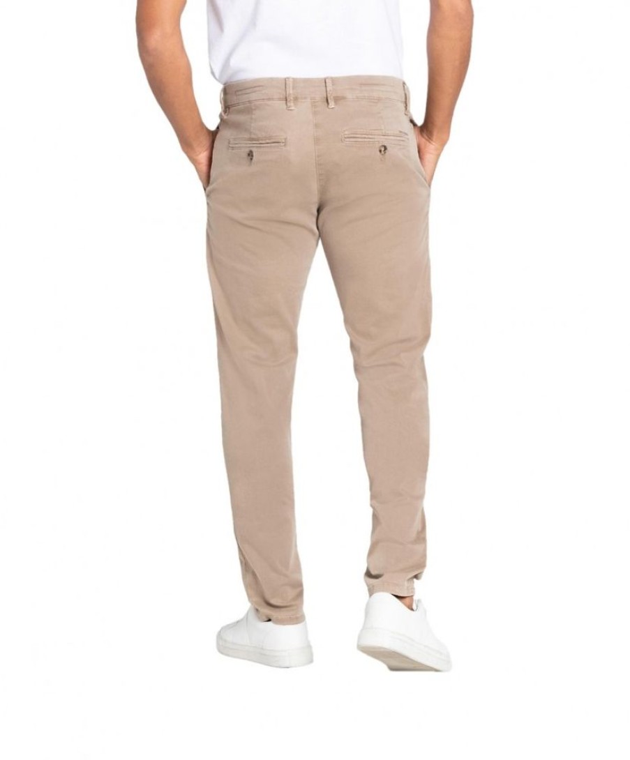 Herren MAC Chinohosen | Mac Jeans Modern Fit Drivers Pants In Beigem Dune