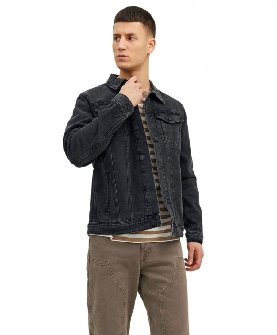 Herren Jack & Jones Jacken | Jack & Jones Jeansjacke Jean In Schwarz