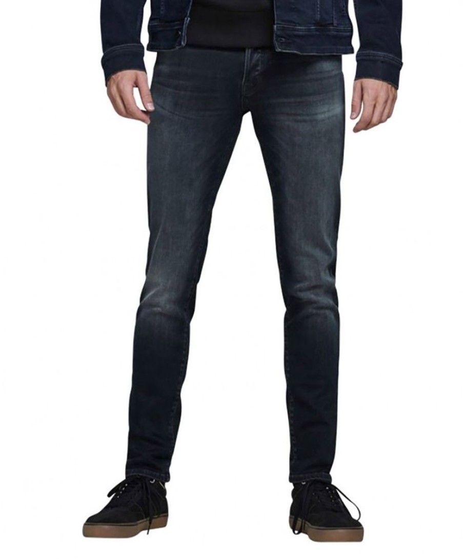 Herren Jack & Jones Slim Fit | Jack & Jones Jeans Slim Fit Glenn Fox In Dark Used