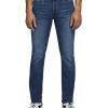 Herren Jack & Jones Slim Fit | Jack & Jones Jeans Slim Fit Glenn Original In Mittelblau