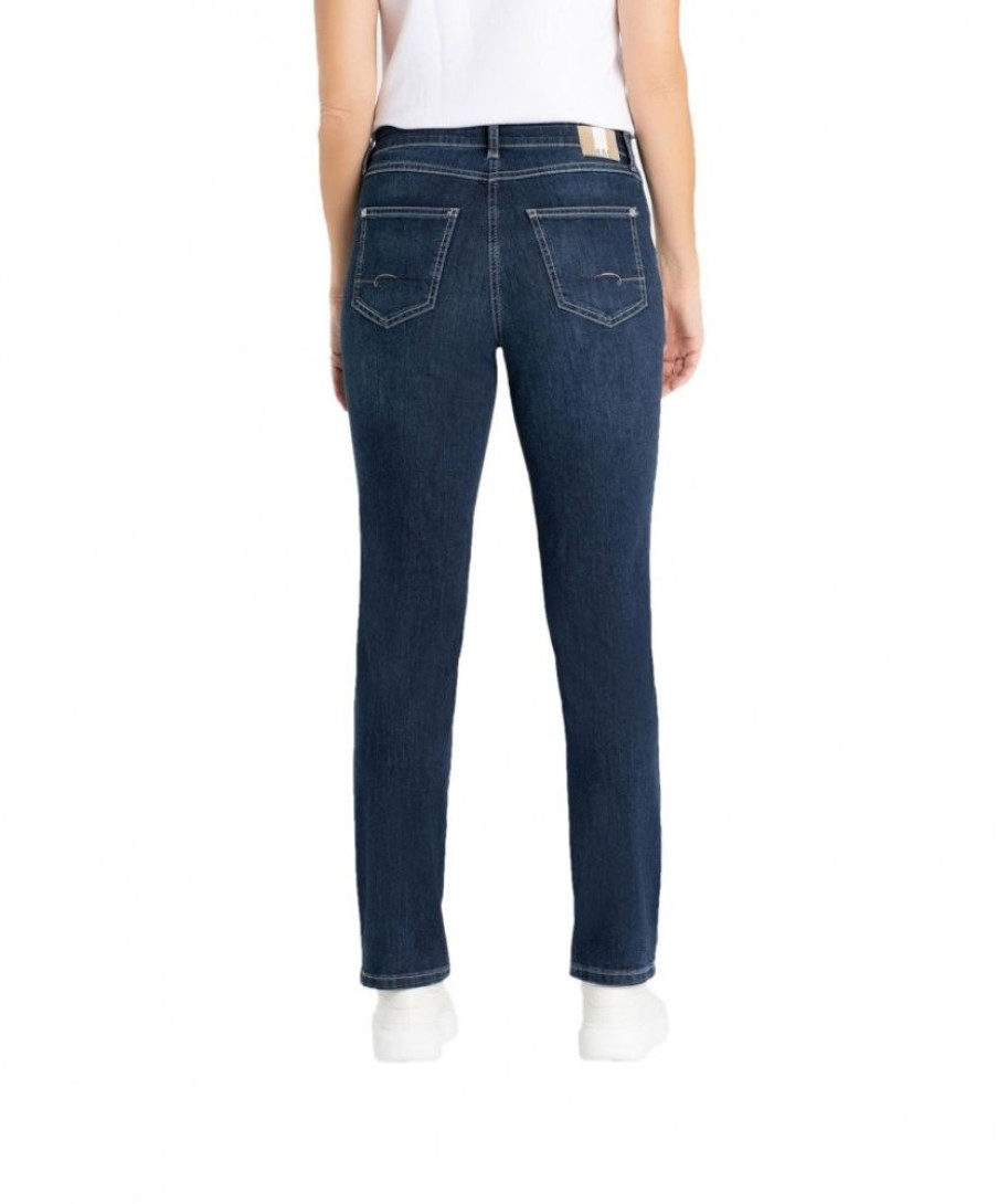 Damen MAC Regular | Mac Melanie Jeans Straight Leg In New Basic Wash