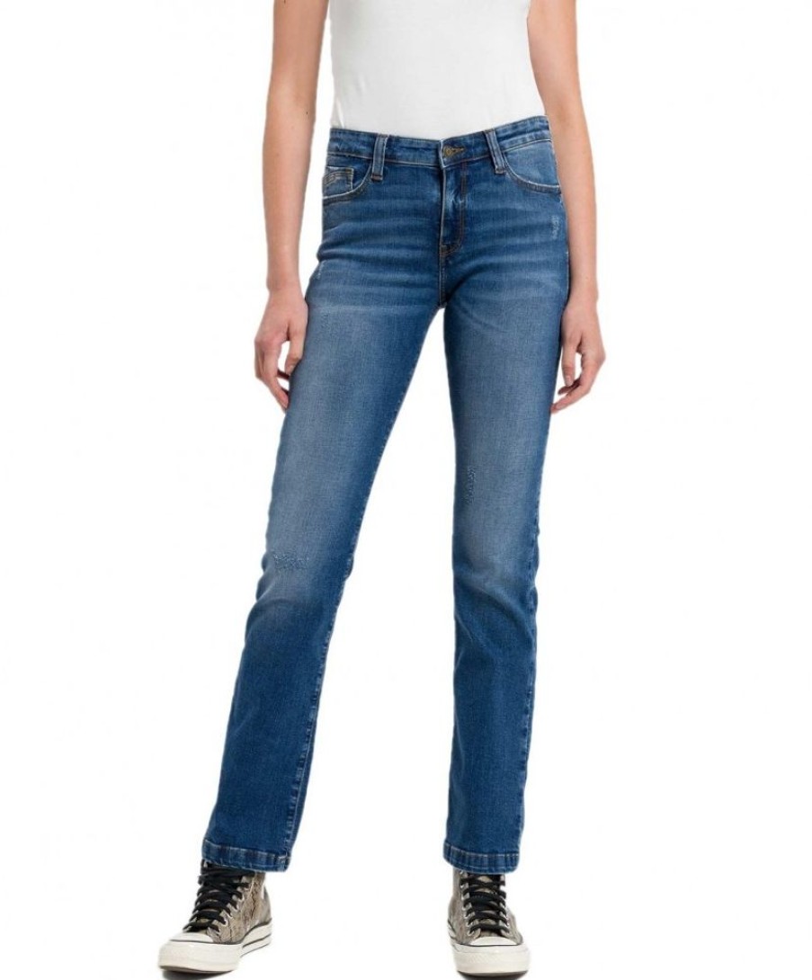 Damen Cross Bootcut | Cross Lauren Jeans-Bootcut Mit Erhohter Taille