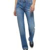 Damen Mustang Straight Leg | Mustang Crosby Jeans Straight Fit In Hellblauer Waschung