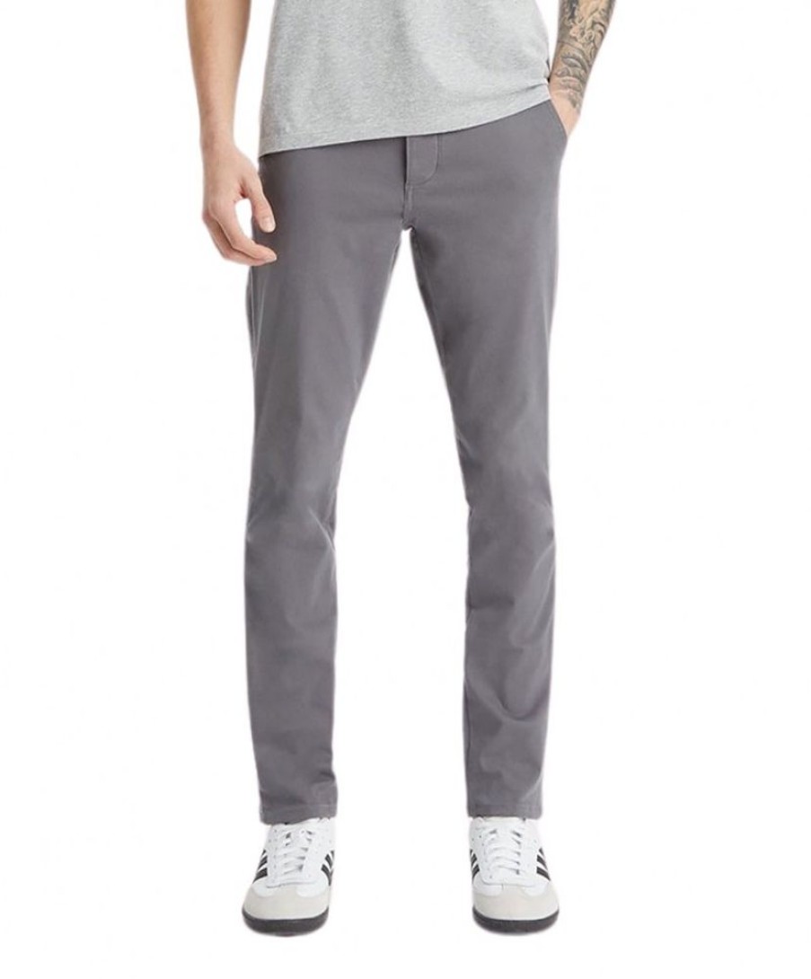 Herren Dockers Chinohosen | Dockers Khaki Hose Mit Skinny Fit Alpha In Grau