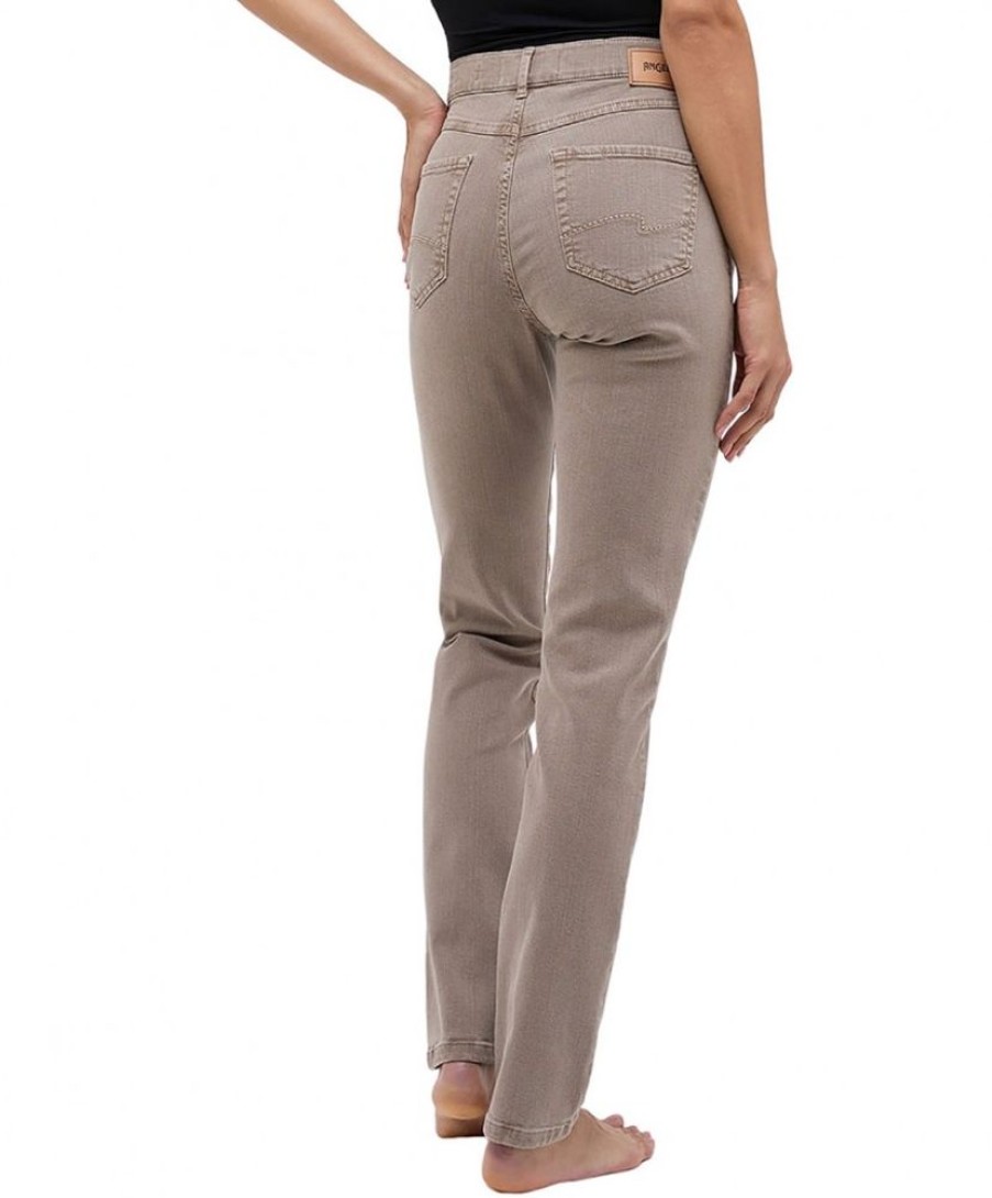 Damen Angels Straight Leg | Angels Jeans Cicic Mit Straight Fit In Truffle Used