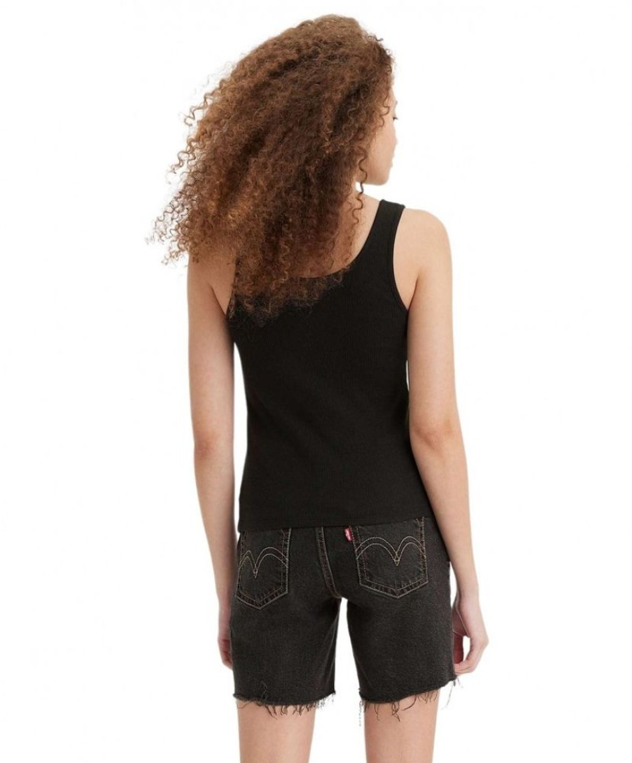 Damen Levis Shirts | Levis Classic Tank Top Mit U-Boot Ausschnitt In Schwarz